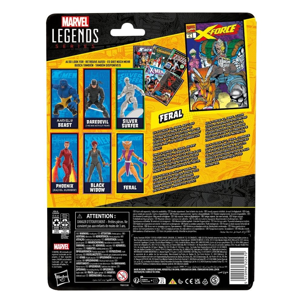 Hasbro X-Force Marvel Legends Action Figure Feral 15 cm Hasbro X-Force Marvel Legends Action Figure Feral 15 cm