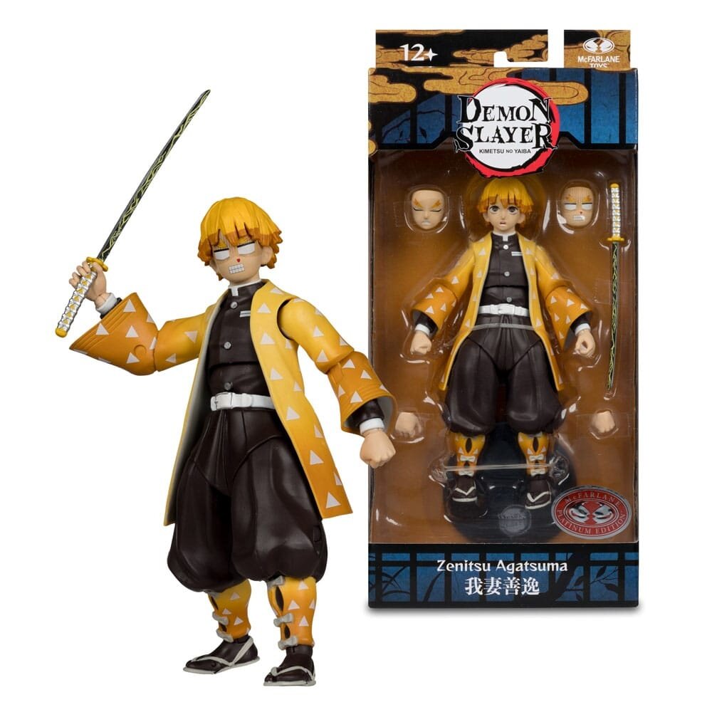 McFarlane Toys Demon Slayer: Kimetsu no Yaiba Action Figure Zenitsu Agatsuma Plantinum Edition 15 cm McFarlane Toys Demon Slayer: Kimetsu no Yaiba Action Figure Zenitsu Agatsuma Plantinum Edition 15 cm