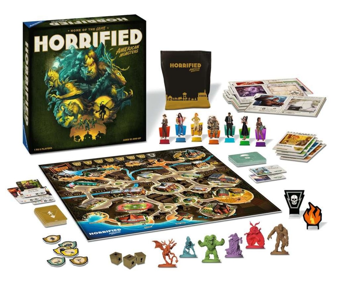 Ravensburger Horrified American Monsters Bordspel Ravensburger Horrified American Monsters Bordspel