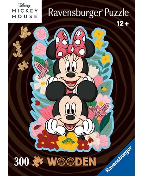 Ravensburger Mickey & Minnie Mouse Wooden Puzzle (300 pieces) Ravensburger Mickey & Minnie Mouse Wooden Puzzle (300 pieces)