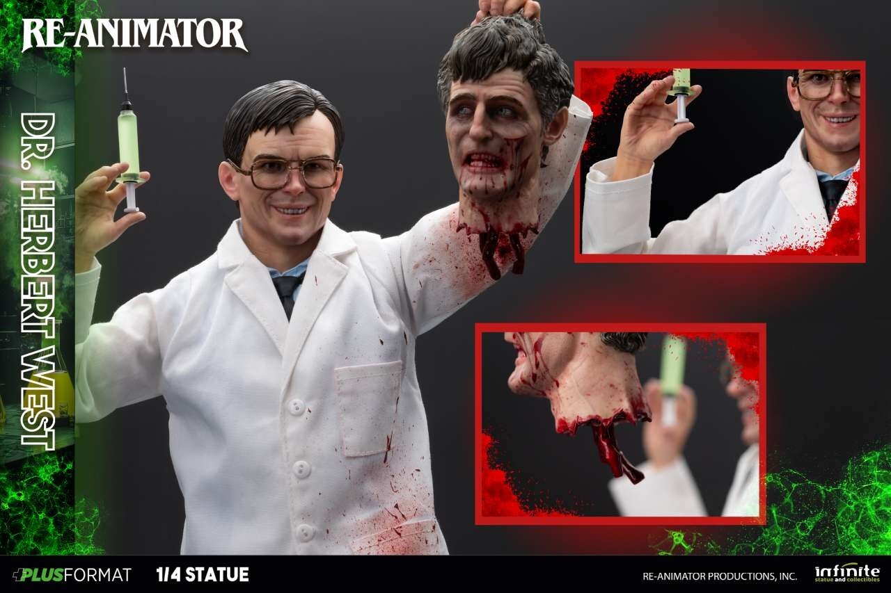 Infinite Statue Re-Animator Statue 1/4 Dr Herbert West 53 cm Infinite Statue Re-Animator Statue 1/4 Dr Herbert West 53 cm