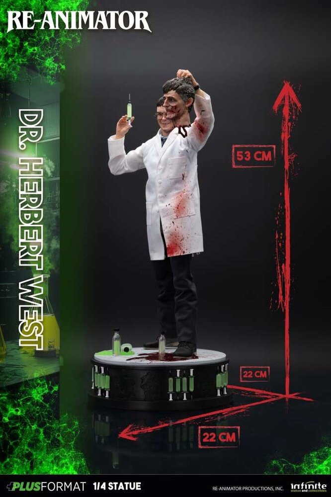 Infinite Statue Re-Animator Statue 1/4 Dr Herbert West 53 cm Infinite Statue Re-Animator Statue 1/4 Dr Herbert West 53 cm