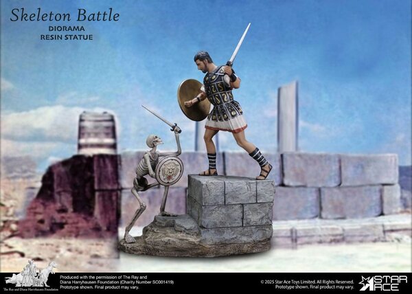 Star Ace Toys Ray Harryhausen Diorama 1/8 Skeleton Battle Scene 30 cm Star Ace Toys Ray Harryhausen Diorama 1/8 Skeleton Battle Scene 30 cm
