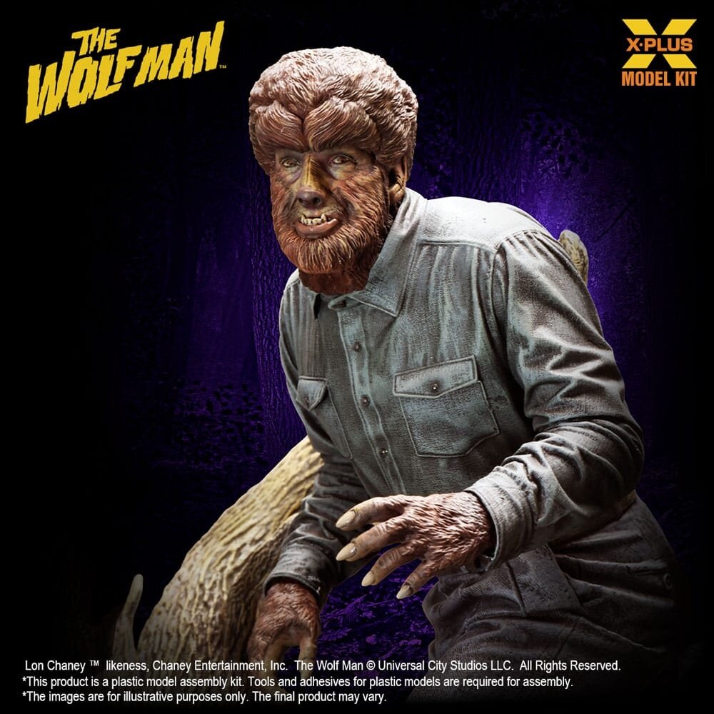 Wolf Man Plastic Model Kit 1/8 Lon Chaney Jr. as Wolf Man 22 cm Wolf Man Plastic Model Kit 1/8 Lon Chaney Jr. as Wolf Man 22 cm