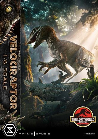 Prime 1 Studio Jurassic Park II Legacy Museum Collection Statue 1/6 Velociraptor 41 cm