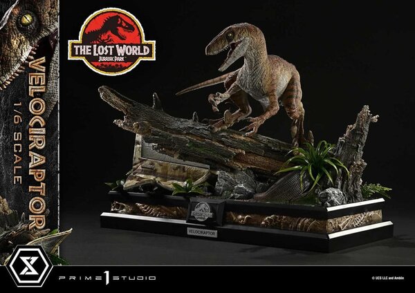 Prime 1 Studio Jurassic Park II Legacy Museum Collection Statue 1/6 Velociraptor Bonus Version 41 cm