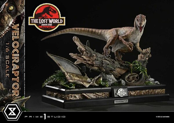 Prime 1 Studio Jurassic Park II Legacy Museum Collection Statue 1/6 Velociraptor Bonus Version 41 cm