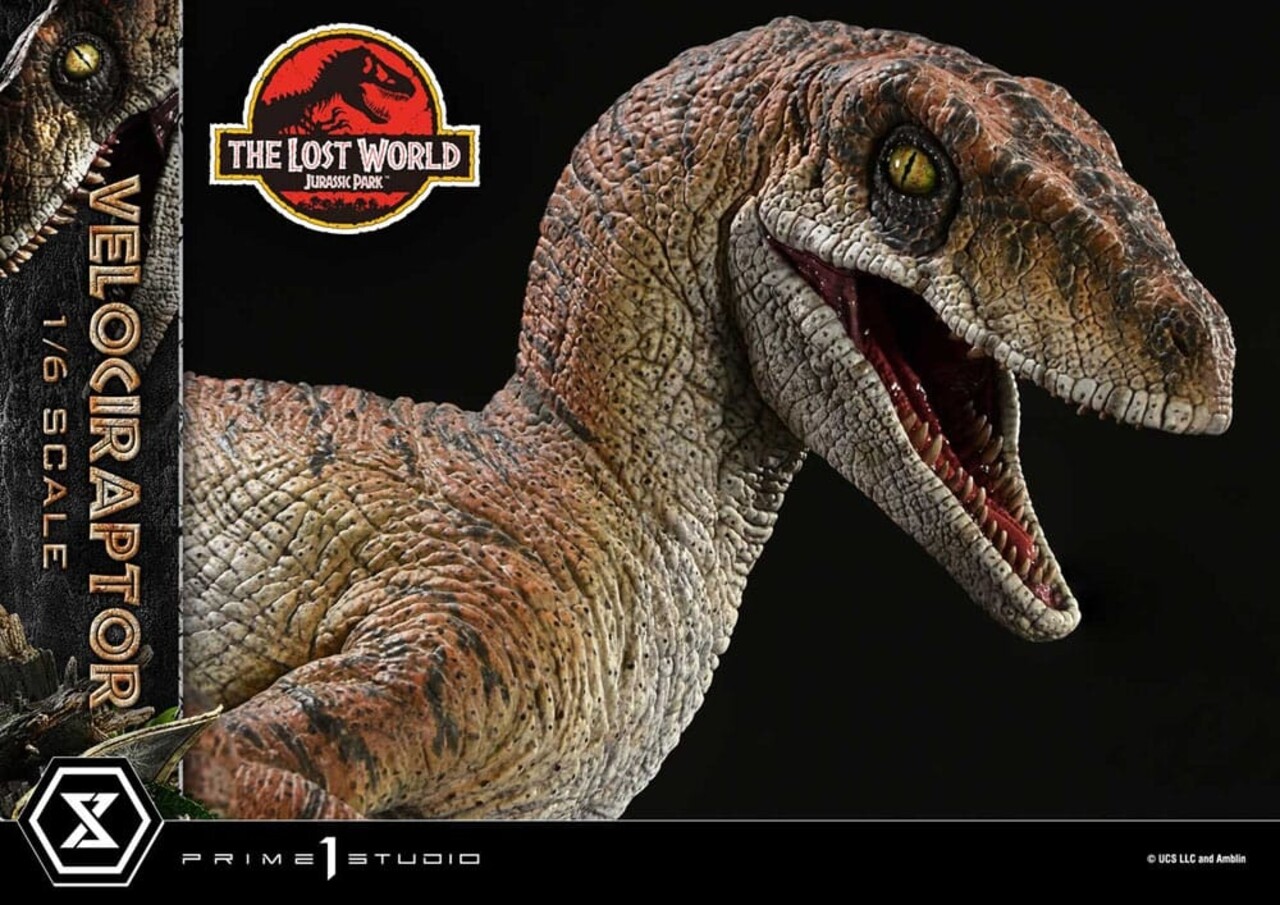 Prime 1 Studio Jurassic Park II Legacy Museum Collection Statue 1/6 Velociraptor Bonus Version 41 cm