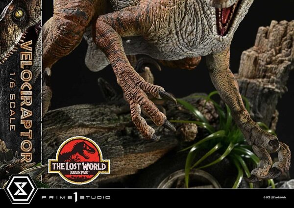 Prime 1 Studio Jurassic Park II Legacy Museum Collection Statue 1/6 Velociraptor Bonus Version 41 cm