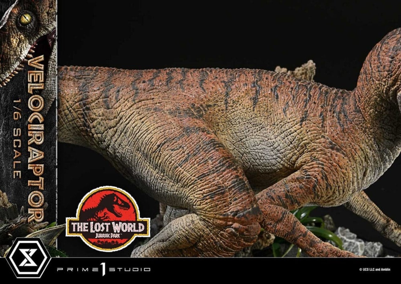 Prime 1 Studio Jurassic Park II Legacy Museum Collection Statue 1/6 Velociraptor Bonus Version 41 cm