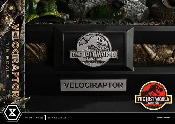 Prime 1 Studio Jurassic Park II Legacy Museum Collection Statue 1/6 Velociraptor Bonus Version 41 cm