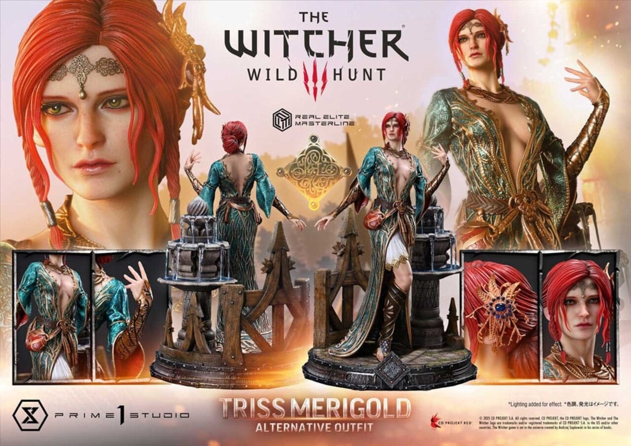Prime 1 Studio The Witcher 3: Wild Hunt Real Elite Masterline Series Statue 1/4 Triss Merigold 52 cm Prime 1 Studio The Witcher 3: Wild Hunt Real Elite Masterline Series Statue 1/4 Triss Merigold 52 cm