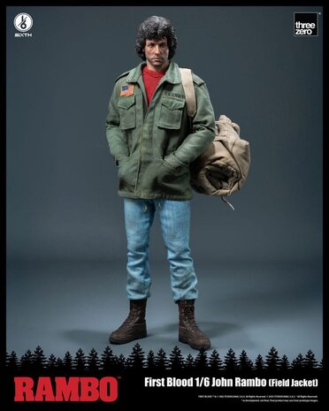 Threezero Rambo: First Blood Action Figure 1/6 John Rambo (Field Jacket) 31 cm