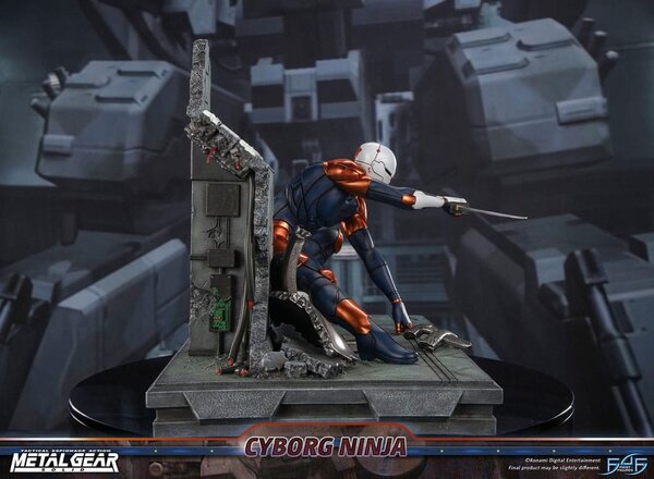 First 4 Figures Metal Gear Solid Statue Cyborg Ninja (Gray Fox) 41 cm