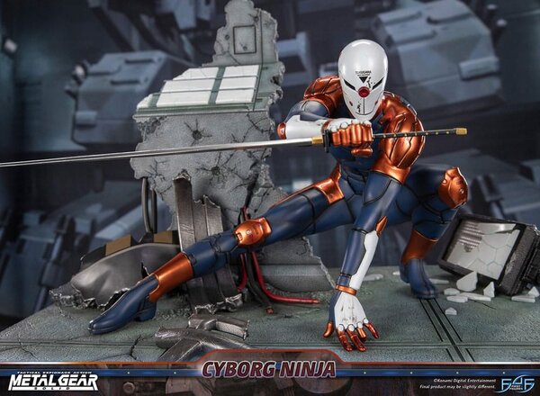 First 4 Figures Metal Gear Solid Statue Cyborg Ninja (Gray Fox) 41 cm
