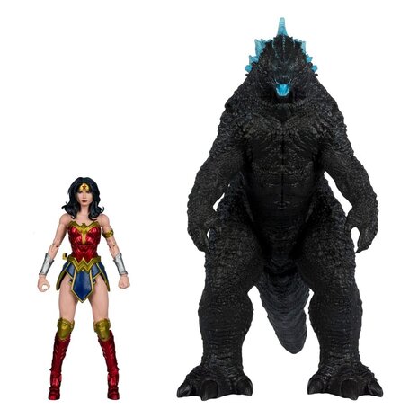 McFarlane Toys DC Justice League Monsterverse DC Multiverse Action Figures 2-Pack Wonder Woman Vs. Atomic Blast Godzilla 18 cm McFarlane Toys DC Justice League Monsterverse DC Multiverse Action Figures 2-Pack Wonder Woman Vs. Atomic Blast Godzilla 18 cm