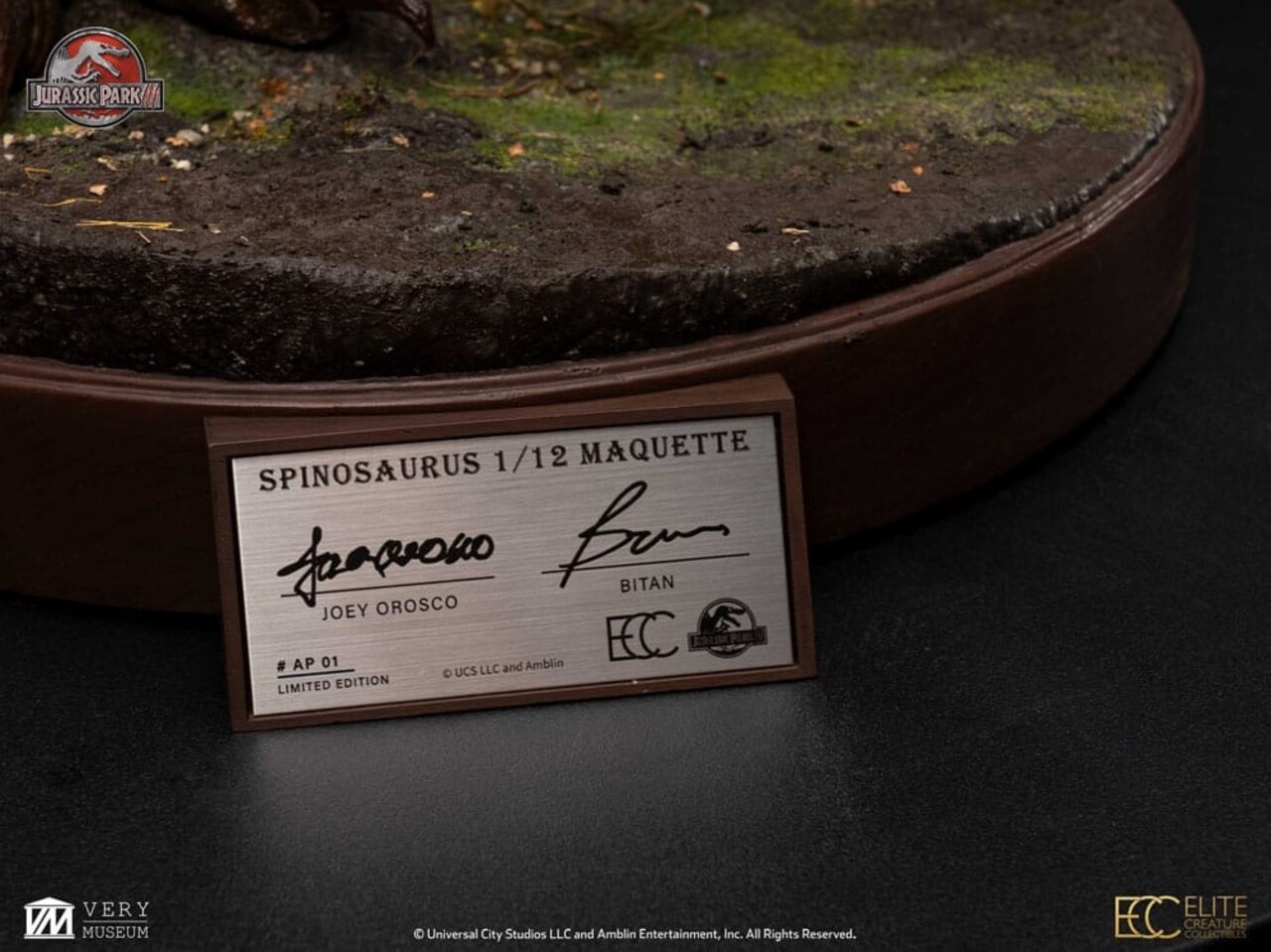 Elite Creature Collectibles Jurassic Park III Maquette 1/12 Spinosaurus 56 cm Elite Creature Collectibles Jurassic Park III Maquette 1/12 Spinosaurus 56 cm