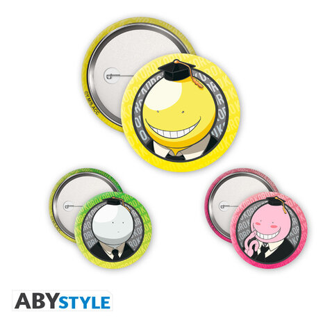 ABY Style Assassination Classroom Koro Badge Pack (3x) ABY Style Assassination Classroom Koro Badge Pack (3x)