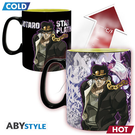 ABY Style Jojo's Bizarre Adventure Jotaro Dio Heat Change Mug ABY Style Jojo's Bizarre Adventure Jotaro Dio Heat Change Mug