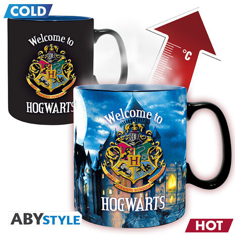 ABY Style Harry Potter Welcome to Hogwarts Heat Change Mug
