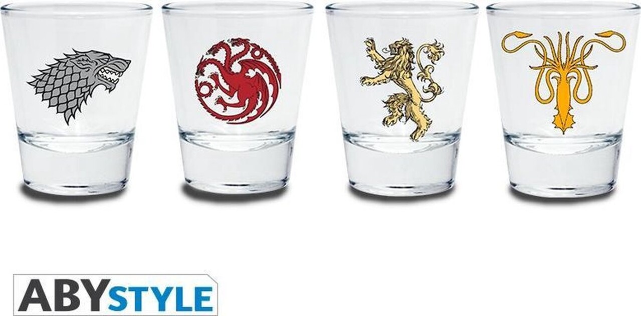 ABY Style Game of Thrones Emblemen Set Shotglazen (4x)