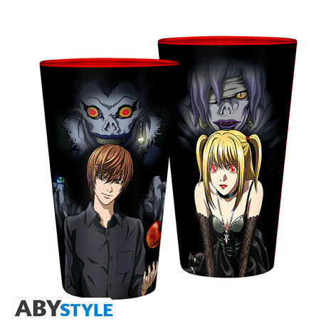 ABY Style Death Note Light & Misa XL Glas ABY Style Death Note Light & Misa XL Glas