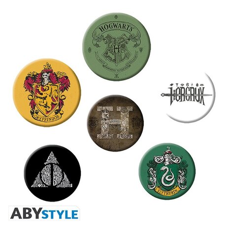 ABY Style Harry Potter Badge Pack (6x) ABY Style Harry Potter Badge Pack (6x)
