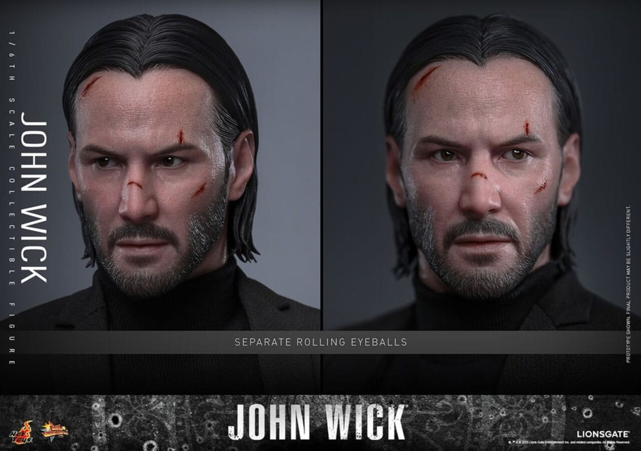 Hot Toys John Wick Action Figure 1/6 John Wick 31 cm
