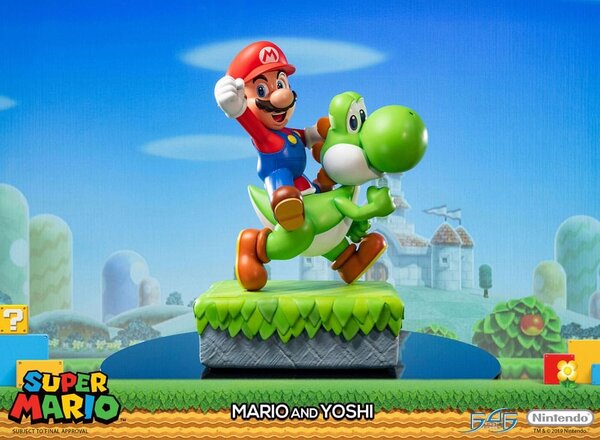 First 4 Figures Super Mario Statue Mario & Yoshi 48 cm First 4 Figures Super Mario Statue Mario & Yoshi 48 cm