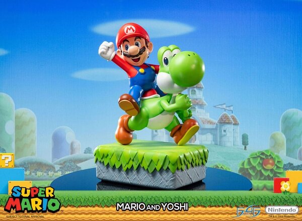 First 4 Figures Super Mario Statue Mario & Yoshi 48 cm First 4 Figures Super Mario Statue Mario & Yoshi 48 cm