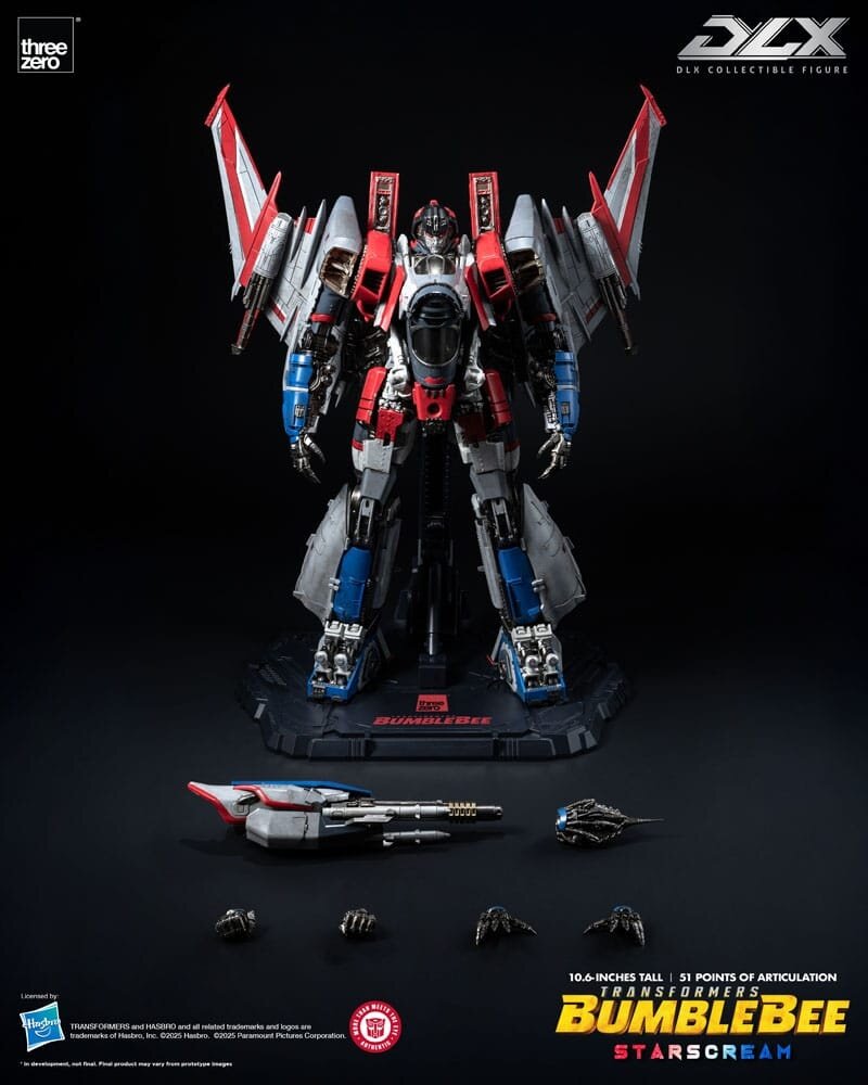 Threezero Transformers DLX Action Figure Starscream Bumblebee 27 cm