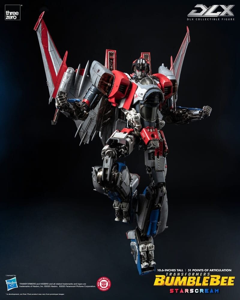 Threezero Transformers DLX Action Figure Starscream Bumblebee 27 cm