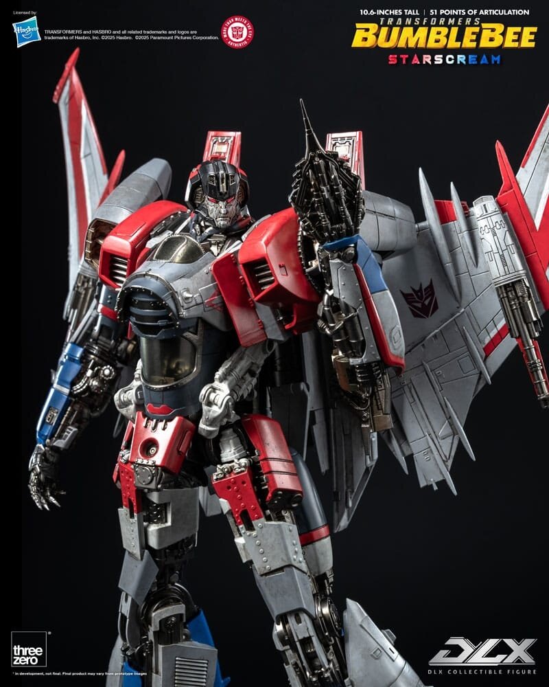 Threezero Transformers DLX Action Figure Starscream Bumblebee 27 cm