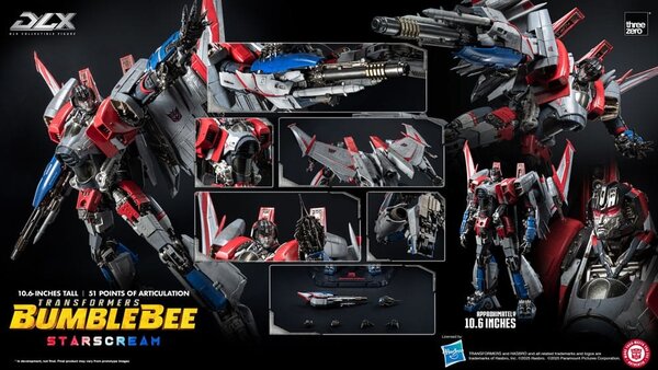 Threezero Transformers DLX Action Figure Starscream Bumblebee 27 cm