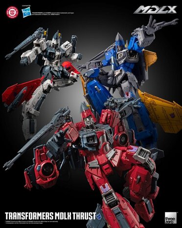 Threezero Transformers MDLX Action Figure Thrust 20 cm