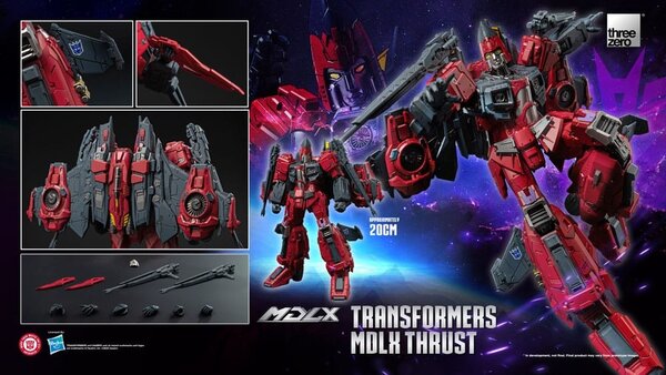 Threezero Transformers MDLX Action Figure Thrust 20 cm