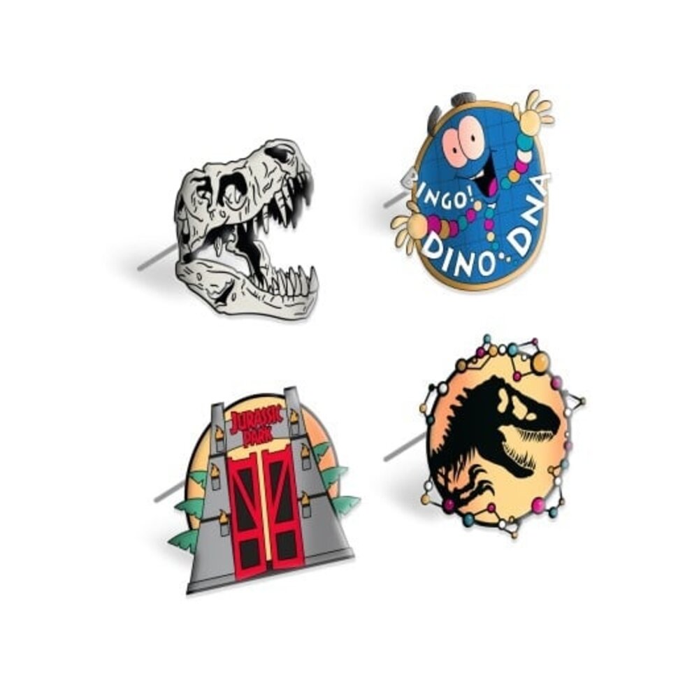 Grupo Erik Jurassic Park Set Pins (4x) Grupo Erik Jurassic Park Set Pins (4x)