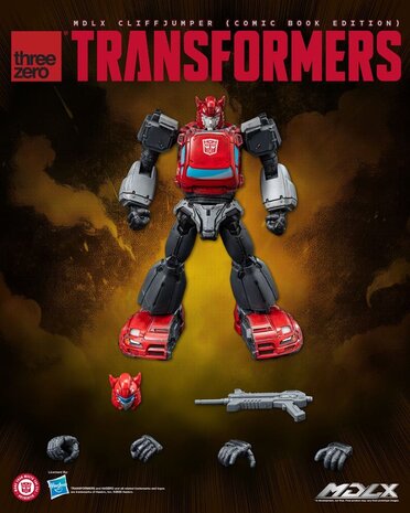 Threezero Transformers MDLX Action Figure Cliffjumper (Comic Book Edition) 12 cm