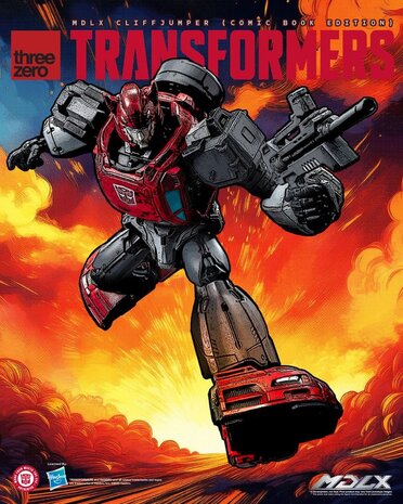 Threezero Transformers MDLX Action Figure Cliffjumper (Comic Book Edition) 12 cm