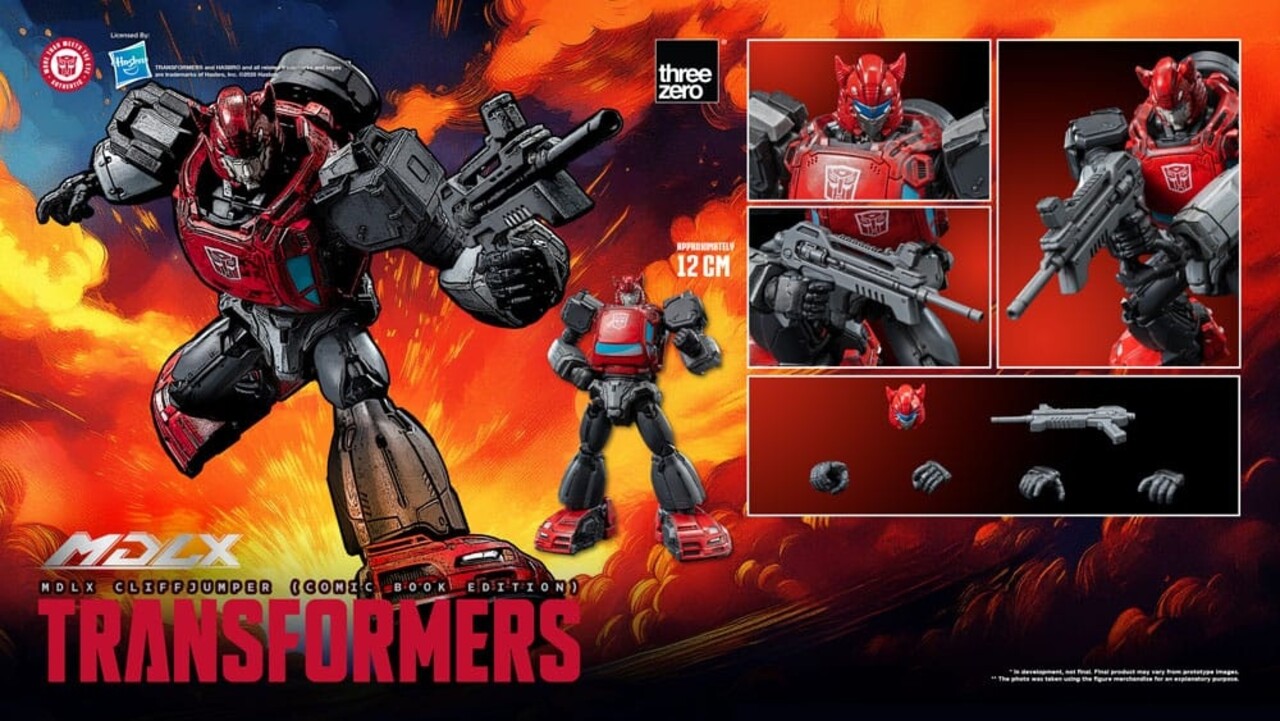 Threezero Transformers MDLX Action Figure Cliffjumper (Comic Book Edition) 12 cm