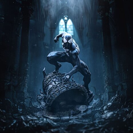 Iron Studios Marvel BDS Art Scale Statue 1/10 Spider-Man Black Costume 20 cm Iron Studios Marvel BDS Art Scale Statue 1/10 Spider-Man Black Costume 20 cm