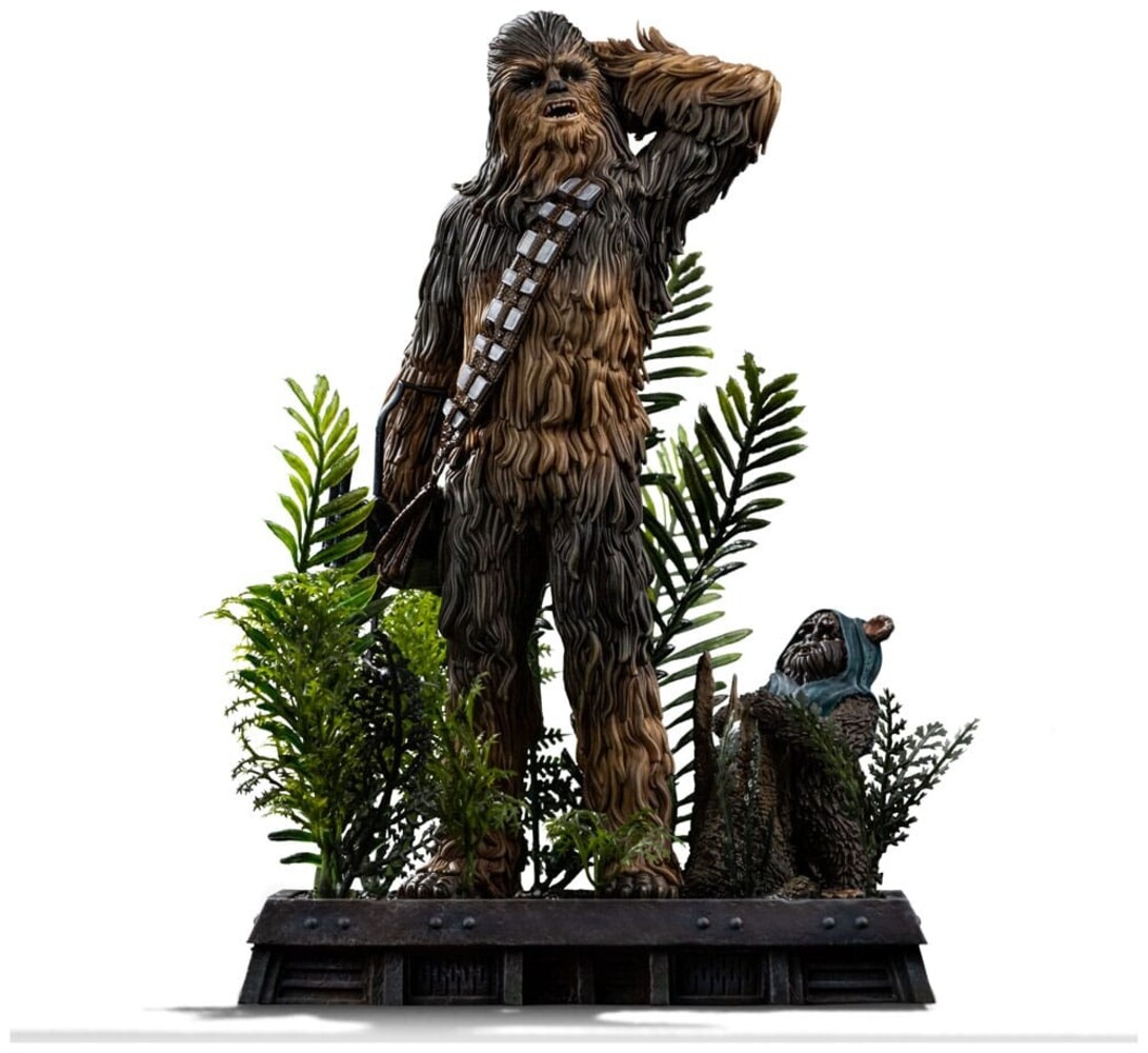 Iron Studios Star Wars Episode VI Art Scale Statue 1/10 Chewbacca and Tokkat 22 cm Iron Studios Star Wars Episode VI Art Scale Statue 1/10 Chewbacca and Tokkat 22 cm