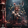 Prime 1 Studio Red Sonja Throne Legacy Collection Statue Statue 1/3 Red Sonja: Long Live the Queen Bonus Version 77 cm