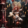Prime 1 Studio Red Sonja Throne Legacy Collection Statue Statue 1/3 Red Sonja: Long Live the Queen Bonus Version 77 cm