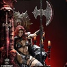 Prime 1 Studio Red Sonja Throne Legacy Collection Statue Statue 1/3 Red Sonja: Long Live the Queen Bonus Version 77 cm
