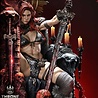 Prime 1 Studio Red Sonja Throne Legacy Collection Statue Statue 1/3 Red Sonja: Long Live the Queen Bonus Version 77 cm