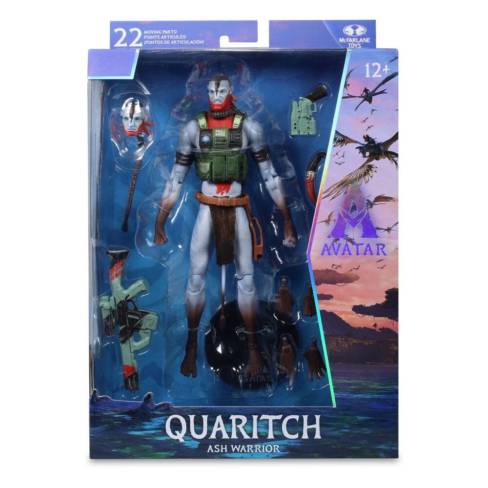 McFarlane Toys Avatar: Fire and Ash Action Figure Recom Quaritch (Ash Warrior) 18 cm
