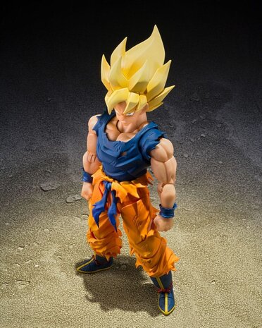 Tamashii Nations Dragon Ball Z S.H.Figuarts Action Figure Super Saiyan Son Goku (Fighter of Rage) 14 cm