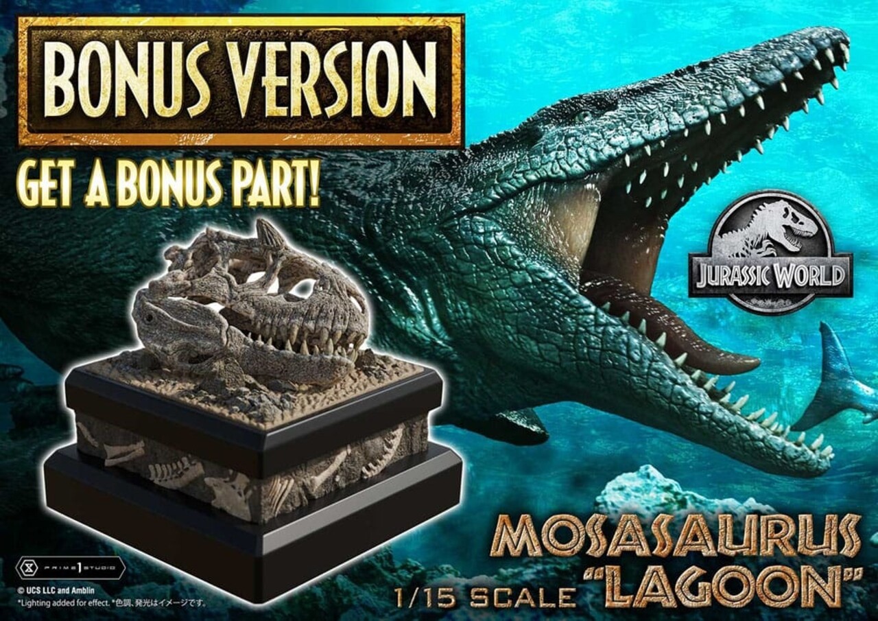 Prime 1 Studio Jurassic World Legacy Museum Collection Statue 1/15 Mosasaurus "Lagoon" Bonus Version 57 cm Prime 1 Studio Jurassic World Legacy Museum Collection Statue 1/15 Mosasaurus "Lagoon" Bonus Version 57 cm