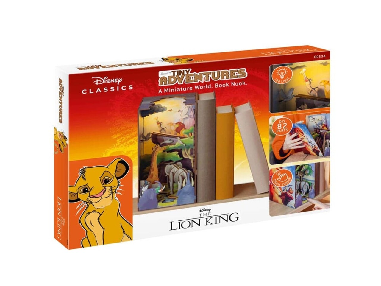 Revell Disney Tiny Adventures Book Nook Mini Diorama The Lion King 23 cm Revell Disney Tiny Adventures Book Nook Mini Diorama The Lion King 23 cm